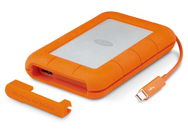 4TB LACIE 2.5 INC USB 3.0 STFA4000400 RUGGED THUNDERBOLT & USB 3.0 RAİD 0,1 TAŞINABİLİR DİSK ŞOK,YAĞMUR,BASINÇ VE TOZA KARŞI KORUMAL