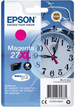 EPSON C13T27134012 SİNGLEPACK MAGENTA 27XL DURABRİTE ULTRA INK 10 4 ML WF3620DWF WF7110DTW WF7610DWF