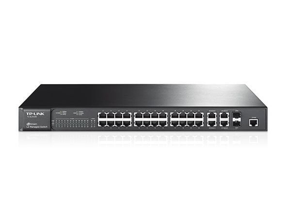 TP-LINK T2500-28TC (TL-SL5428E) JETSTREAM 24 PORT 10/100Mbps + 4 PORT GIGABIT L2 YÖNETİLEBİLİR SWITCH
