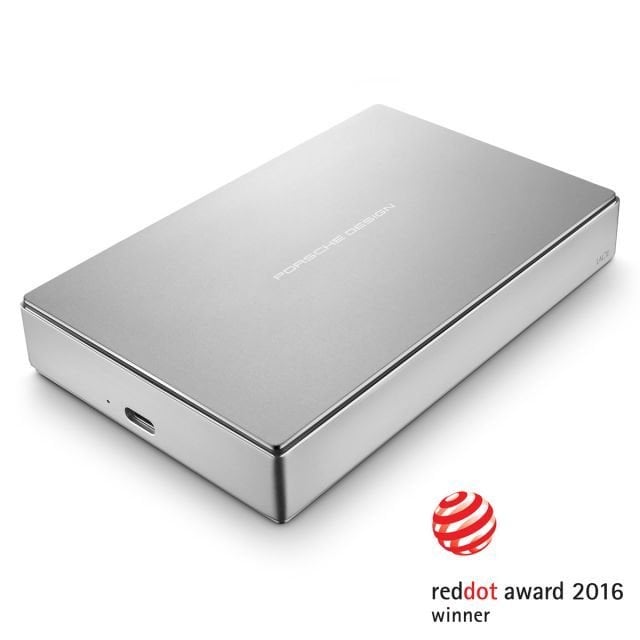 4TB LACIE 2.5 INC USB 3.0 STFD4000400 PORSCHE DESIGN P 9223 TAŞINABİLİR DİSK METALİK GÜMÜŞ USB-C (USB 3.1)