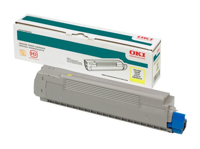 OKI 46490405 TONER-Y-C532/MC573-1.5K SARI TONER / C532, C542, MC563, MC573 / 1500 SAYFA