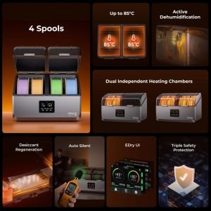 Creality SpacePi X4 Filament Kurutma Makinesi