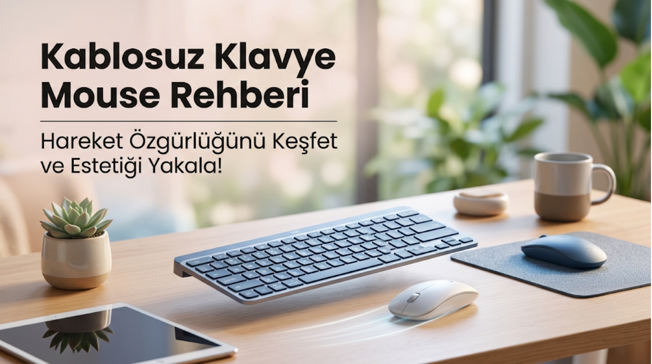 Kablosuz Klavye Mouse Rehberi: Hareket Özgürlüğünü Keşfet ve Estetiği Yakala!