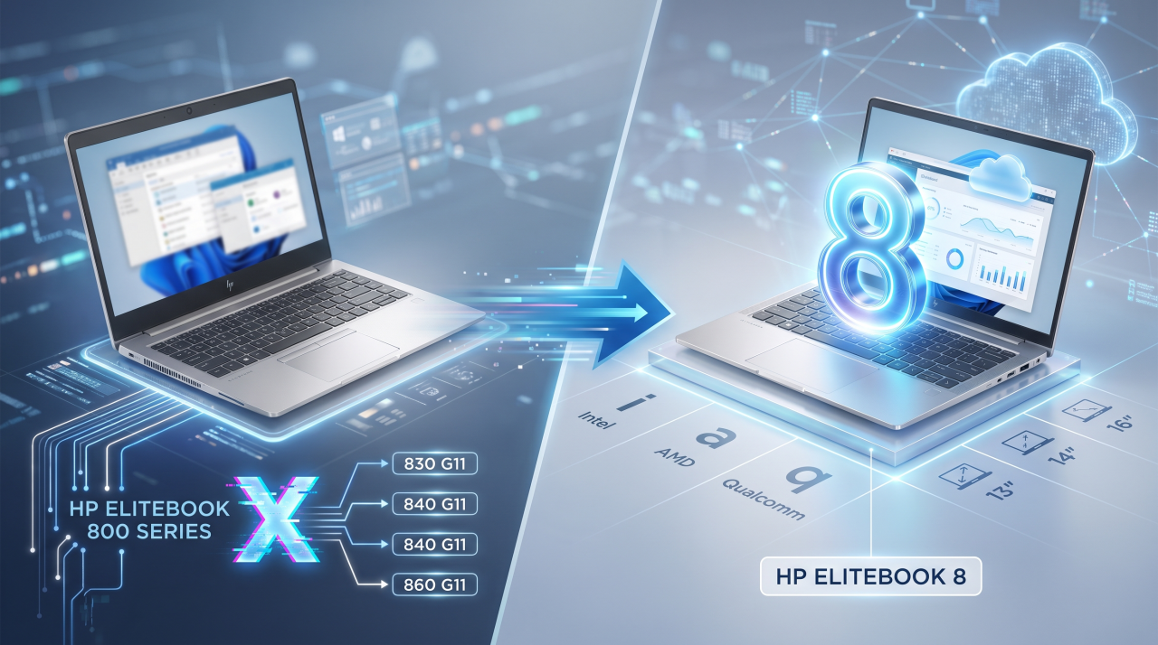 HP Laptop İsimlendirme Sistemini Değiştirdi: EliteBook 8XX Serisi Artık EliteBook 8!