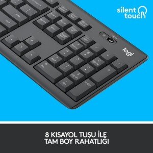 LOGITECH MK295 KlavyeMouse Set Kablosuz