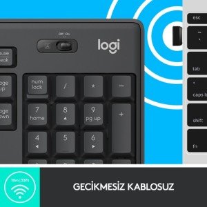 LOGITECH MK295 KlavyeMouse Set Kablosuz