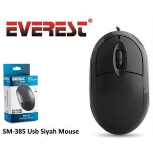 Everest SM-385 Usb Siyah Optik Mouse