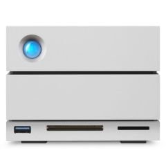 8TB LACIE 3.5 INC STGB8000400 2BIG DOCK STATION 2X THUNDERBOLT3 + USB 3.1 RAID 0/1 HARİCİ DİSK, 5 YIL DATA KURTARMA SERVİSİ