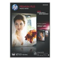 HP CR673A PREMIUM PLUS YARI PARLAK FOTOGRAF KAGIDI - 20 YAPRAK - A4 - 210 X 297 MM - 300 g/m2