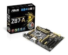 ASUS Z87-A Z87 DDR3 ATX VGA DVI HDMI MDP GLAN SATA3 USB3 ANAKART
