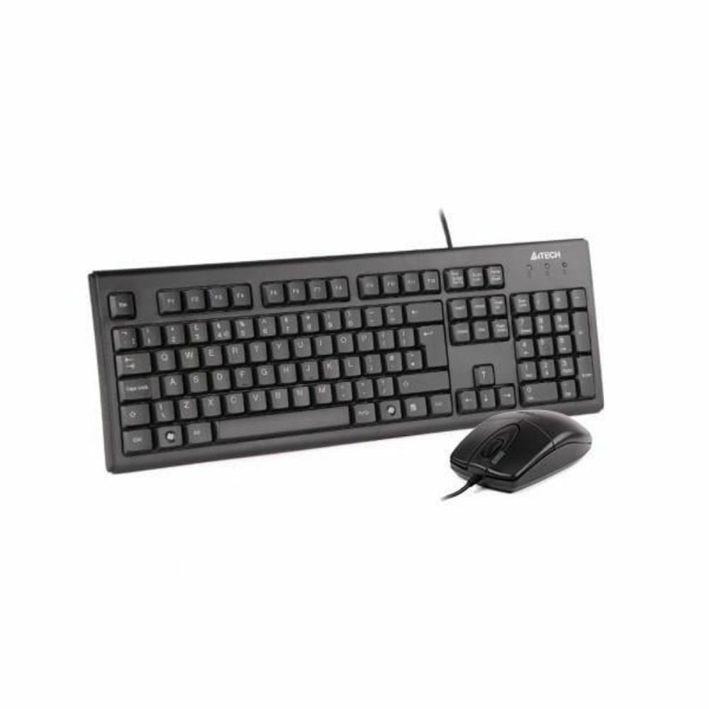 A4 Tech KM-72620U USB Q Siyah Kablolu Klavye Mouse Seti