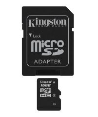 KINGSTON 16GB microSDHC Class 4 Flash Card