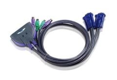 ATEN CS62S-AT 0.9M 2-PORT PS/2 VGA KABLO KVM SWITCH