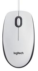 LOGITECH M100 WHITE USB MOUSE 910-005004