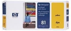 HP C4953A (81) SARI BOYA BAZLI BASKI KAFASI VE BASKI KAFASI TEMIZLEYICISI