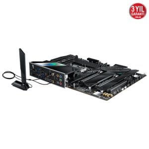 ASUS ROG STRIX Z590-F GAMING WIFI Intel Z590 LGA1200 DDR4 5333 DP HDMI 4x M2 USB3.2 AX WiFi + BT AURA RGB 2.5Gb Intel ATX 128GB’a kadar ram desteği İki Yönlü AI Ses Engelleyici Mic.