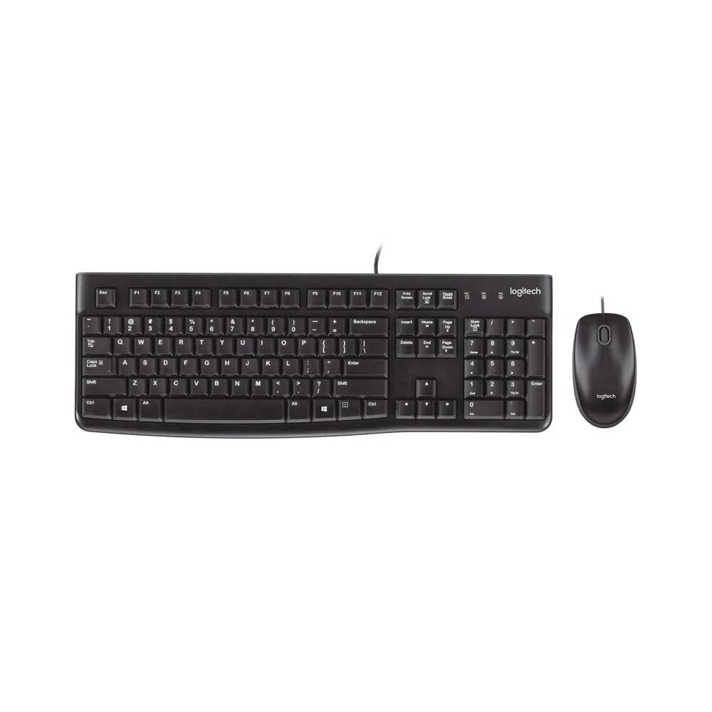 Logitech MK120 920-002560 Siyah Kablolu Klavye Mouse Seti