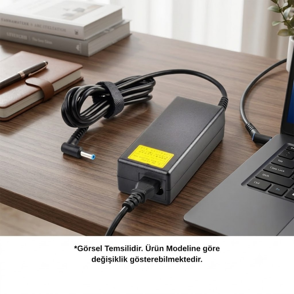 HP 19.5V 3.33A 65W 4.5x3.0 Adaptör Şarj Aleti — Güvenli ve Isınma Yapmayan Tasarım