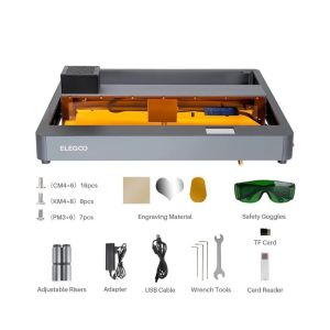 Elegoo Phecda 10W Lazer Gravür ve Kesme Makinesi (Paket 1)