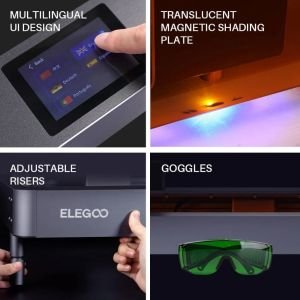 Elegoo Phecda 10W Lazer Gravür ve Kesme Makinesi (Paket 1)