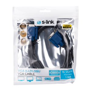 S-Link SL-VGA16 1.5 Metre VGA Kablo
