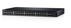 DELL NETWORKING X1052 SMART WEB MANAGED SWITCH 48x1GbE 4x10GbE SFP PORTS