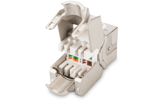 DIGITUS DN-93612-1 CAT6 KEYSTONE JACK ZIRHLI 250 MHz ACC. ISO/IEC 11801:2002 AM2:2009/09 ALETSİZ SONLANDIRMA ÖZELLİĞİ