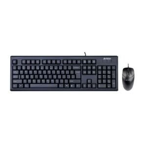 A4 Tech KR-8372 Kablolu Siyah USB Q Klavye Mouse Seti