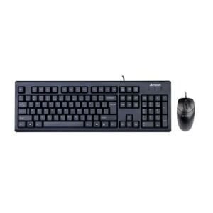 A4 Tech KR-8372 Kablolu Siyah USB Q Klavye Mouse Seti