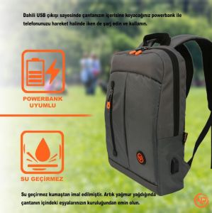 NPO CITYLIFE SMART CL01G  NOTEBOOK SIRT ÇANTASI GRİ
