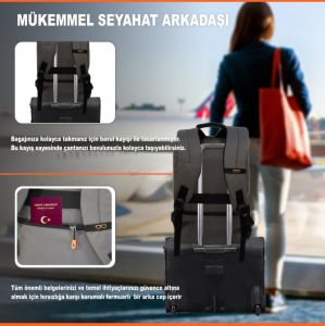 NPO CITYLIFE SMART CL01G  NOTEBOOK SIRT ÇANTASI GRİ