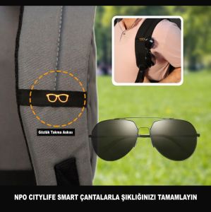 NPO CITYLIFE SMART CL01G  NOTEBOOK SIRT ÇANTASI GRİ