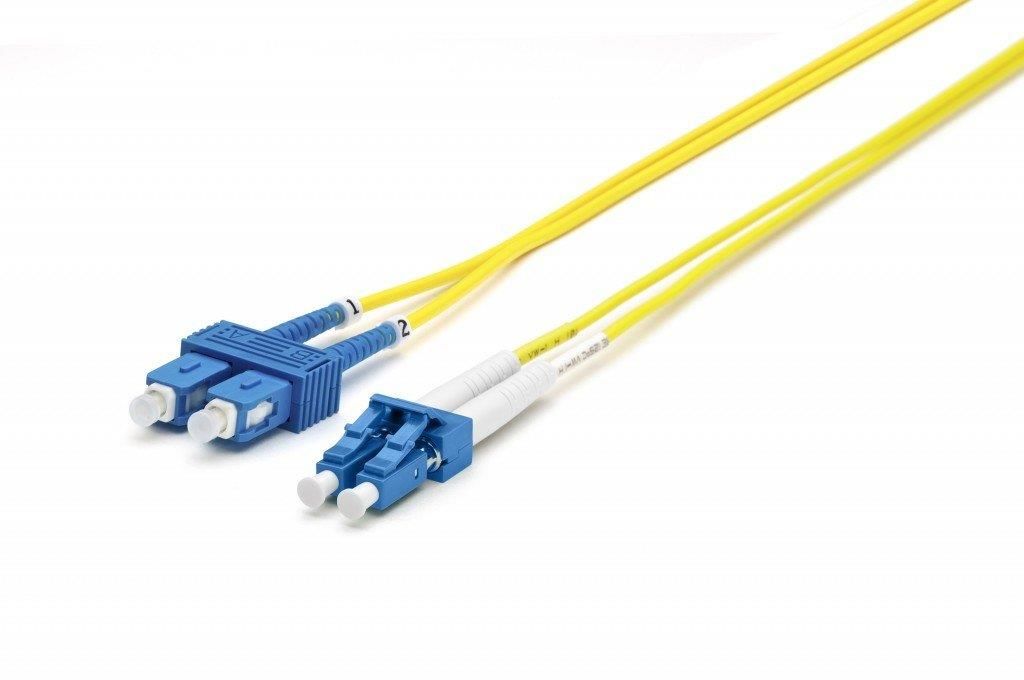 Fibre SC-LC SM Dublex 3mt Optik Patch Cord