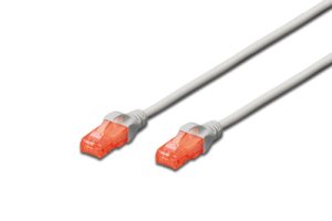 DIGITUS DK-1617-010 CAT6 PATCH KABLO, U-UTP, 1 METRE, AWG 26/7, LSZH, GRİ RENK