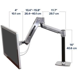 Ergotron Lx Hd Sit-Stand Desk Mount Lcd Arm
