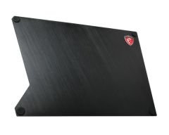 MSI GG THUNDERSTORM ALUMİNUM MOUSEPAD ÇİFT TARAFLI ANOTLANMIŞ ALÜMİNYUM YÜZEY KAYMAZ SİLİKON AYAK 320X225X2MM OYUNCU FARE ALTLIĞI