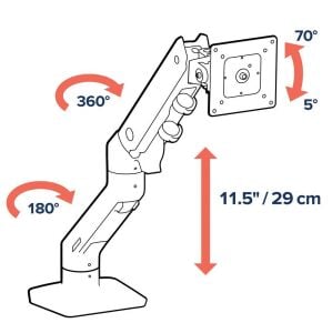 Ergotron Hx Desk Monitör Kolu 45-475-216 Beyaz