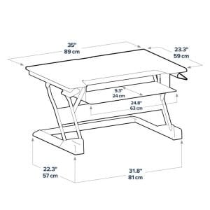 Ergotron WorkFit-T 33-397-062 Beyaz Oturmalı Masaüstü Bilgisayar Standı