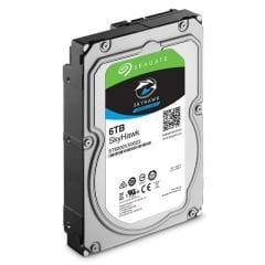 SEAGATE SKYHAWK 3.5 6TB SATA 3.0 256MB 195MB/S RV SENSÖR 7200RPM 64HD KAMERA 180TB/YİL ISYÜKÜ 7/24 GÜVENLİK DİSK  ST6000VX0023