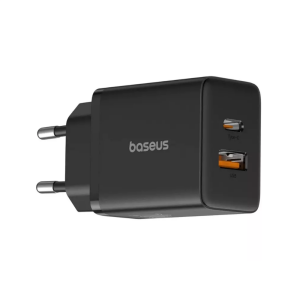 Baseus Compact 20 W USB-A + Type-C Hızlı Şarj Adaptörü