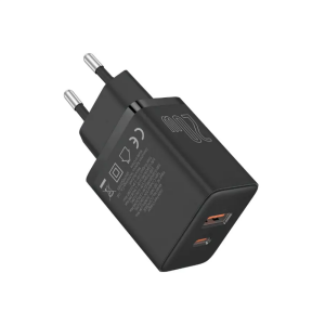Baseus Compact 20 W USB-A + Type-C Hızlı Şarj Adaptörü