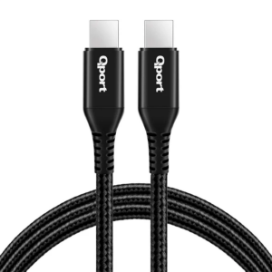 QPort Q-Type-C1 1.5m Type-C 100W PD Hızlı Şarj Kablosu