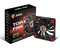 MSI GG TORX FAN 12CM PATENTLİ MSI TORX FAN KANADI 500-1.800 RPM 71.27 CFM 17.2-33.6 DBA HİDRODİNAMİK RULMAN VİBRASYON ÖNLEYİCİ CORE