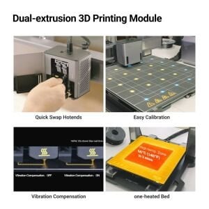 Snapmaker Artisan Premium 3-in-1 Lazer CNC 3D Yazıcı (Kabinli)