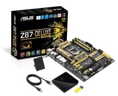 ASUS Z87-DELUXE/QUAD Z87 DDR3 GLAN SATA3 USB3 ANAKART