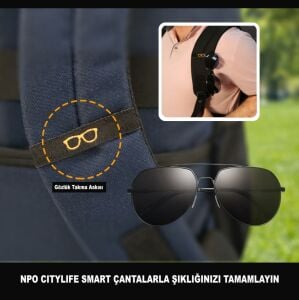 Npo Citylife Smart 16'' Notebook Sırt Çantası