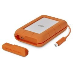 4TB LACIE 2.5 INC STFS4000800 RUGGED THUNDERBOLT & USB 3.1 TAŞINABİLİR DİSK ŞOK YAĞMUR BASINÇ VE TOZA KARŞI KORUMALI, 3 YIL DATA KURTARMA SERVİSİ