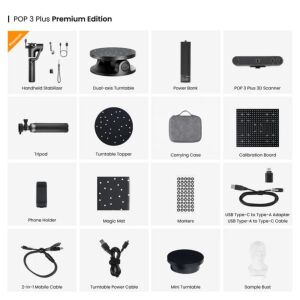 Revopoint Pop 3 Plus Premium Edition 3D Tarayıcı