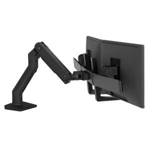 Ergotron 45-476-224 HX Mat Siyah Masaüstü Çift Monitör Kolu