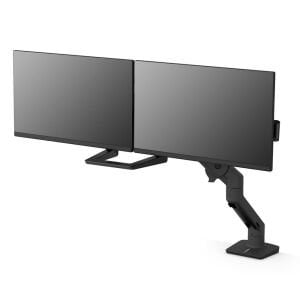 Ergotron 45-476-224 HX Mat Siyah Masaüstü Çift Monitör Kolu